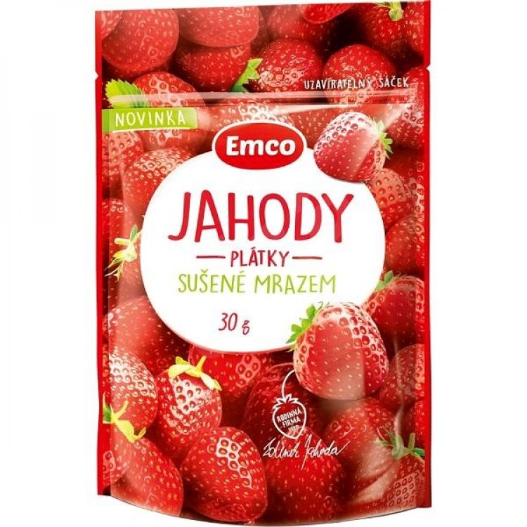 Emco Mrazom sušené jahody 30g