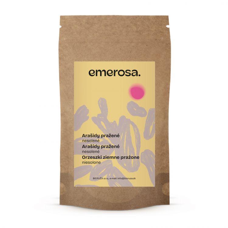 Emerosa Arašidy pražené nesolené 100g