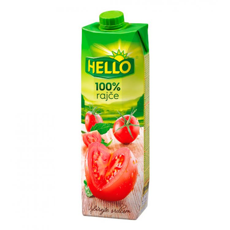 Hello 100% Paradajková zeleninová šťava 1 l
