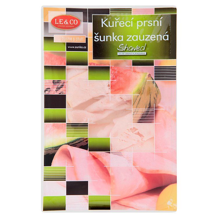 Le & Co Kuracia prsná šunka zaúdená shaved 100 g