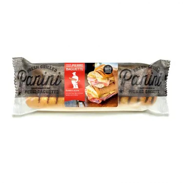 Pierre Baguette Panini šunka a syr 180 g