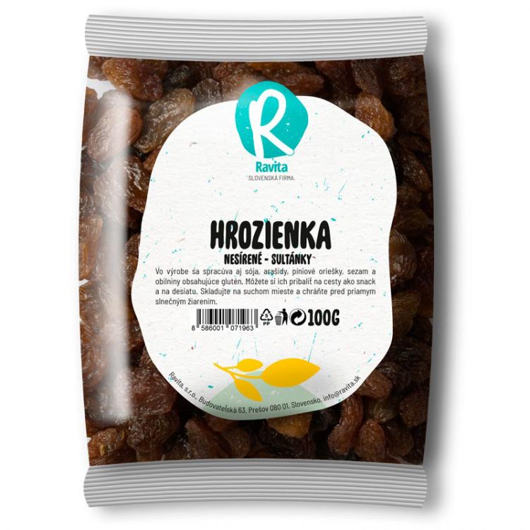 Ravita Hrozienka sultánky nesírené 400 g