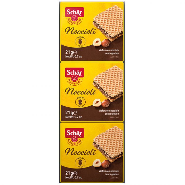 Schär plnená Orieškovým krémom 3x21g