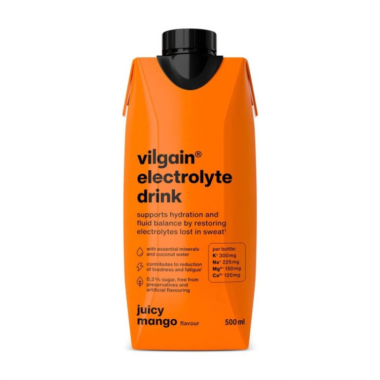 Vilgain Electrolyte Drink šťavnaté mango 500 ml