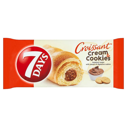 7 Days Croissant s lieskovoorieškovou náplňou s kúskami sušienok 60 g
