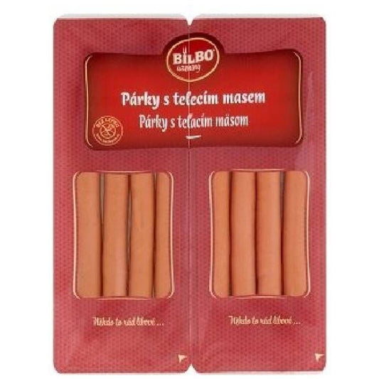 Bilbo Párky s teľacím mäsom 350 g