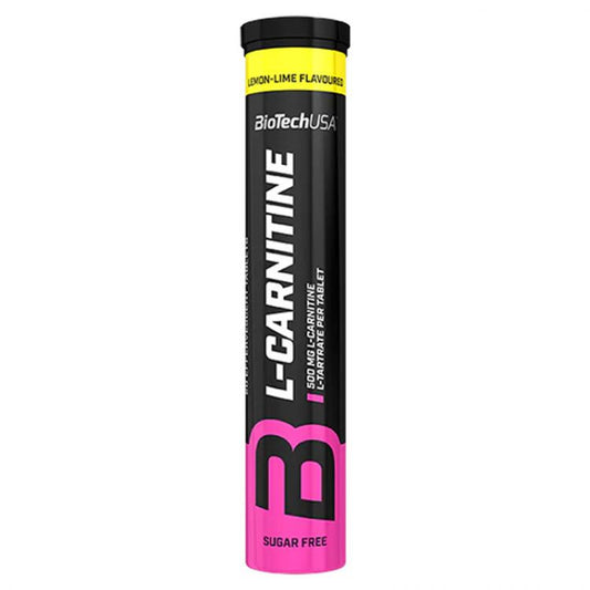 Biotech USA šumivé tablety L-Carnitine 500mg (20 tbl) citron-limeta