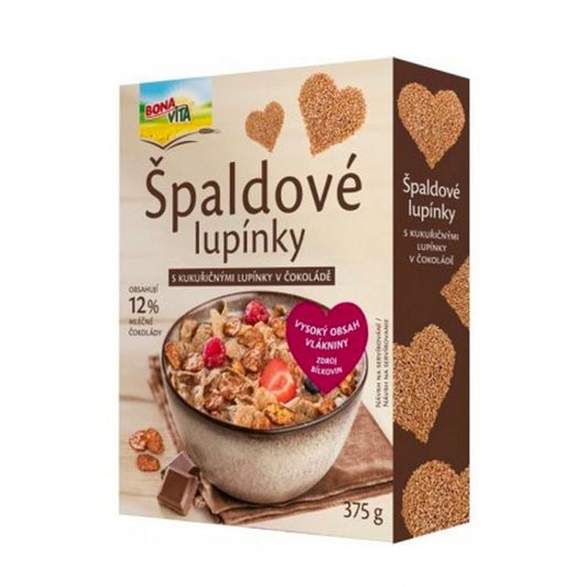 Bonavita Špaldové lupienky čokoláda 375g