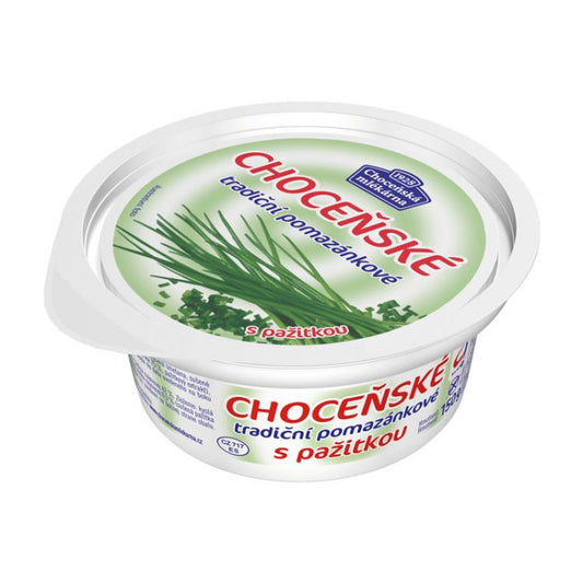 Choceňské nátierkové s pažitkou 33% 150g