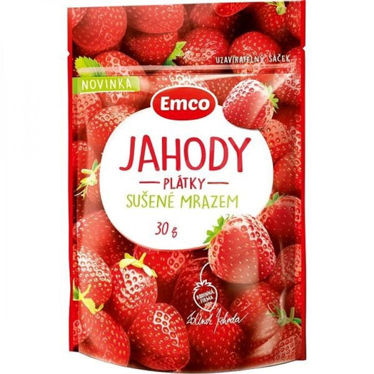 Emco  Mrazom sušené jahody 30g