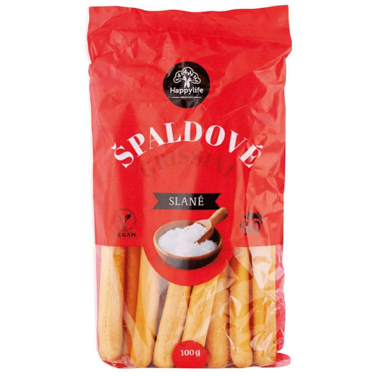 HAPPYLIFE Grissini špaldové BIO 100g (slané)