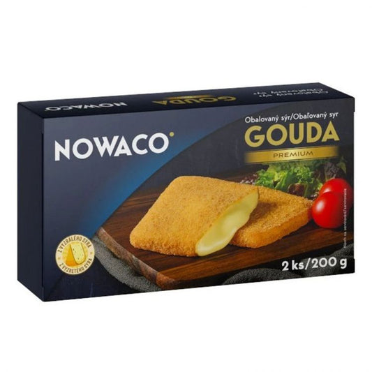 Nowaco obaľovaný syr Gouda 200g